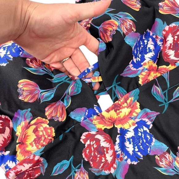 NEW Modcloth The Pamela floral One-Piece Swimsuit Sz XL - Picture 6 of 11